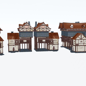 DL MMD 3 Fantasy Building pack PMX ( Original) 
