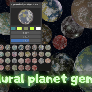 Procedural Planet Generator Blender Addon