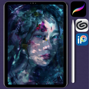 Procreate Brushes - 71 Set Brushes for digital painting