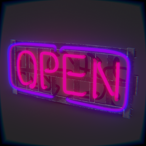 ネオン看板(OPEN)