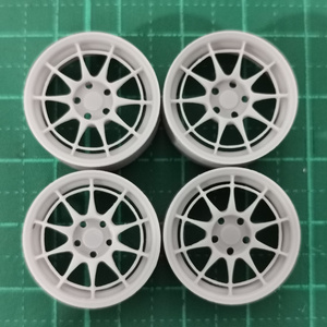 1/24 RSワタナベタイプホイール 15インチ 深リム リム分割タイプ