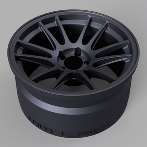 汎用 1/24 18インチ BBS LM風 ホイール （タイヤ付き） - nichemaker