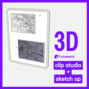 【3D素材 / SketchUp&cs3o】捜査本部の事件ボード ＆ 手掛かりマップ