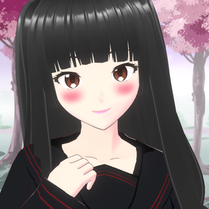 Cute girl vtuber character or vrchat character.