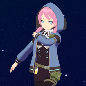 アークナイツ　アズリウス　VRMモデル