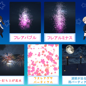 くりきん工房パーティクルセットA　400円お得！【VRChat想定】