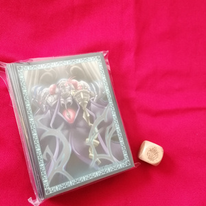 ダイス付き 【漆黒の後光】アインズ・ウール・ゴウン(モモンガ)　スリーブ単品