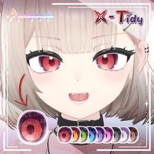 【9アバター対応】  【X-Tidy】 _Body&Makeup&eye_Texture 缩略图 10