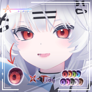 【9アバター対応】  【X-Tidy】 _Body&Makeup&eye_Texture 缩略图 7