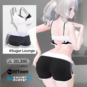 Sugar Lounge【3 Parts Clothing Set】_MOESMUS