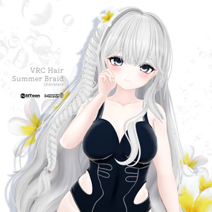 VRC Hair_ Summer Braid ( 12 Avatars )