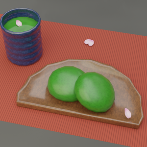 草餅セット　Kusamochi Set