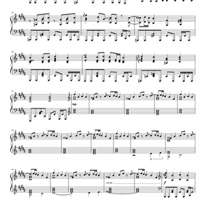 ピアノ Waltz No.19 in A minor Sheet Music For Piano (With Letters / With