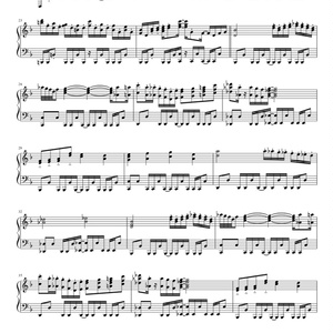 Waltz No.15 Sheet Music For Piano (With Letters / With