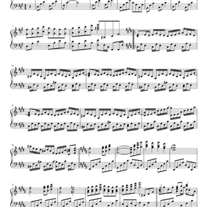 最終鬼畜妹フランドール・S（Death Waltz） 超上級 ピアノ楽譜/Piano