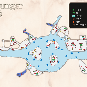 ドレッドハンガーDreadHunger　広漠の地のマップ