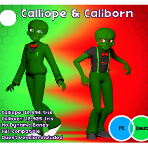 VRChat Avatars - Calliope & Calliborn [HOMESTUCK]