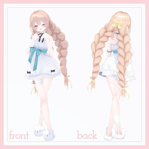 ツインおさげヘアー【VRChat】 缩略图 2