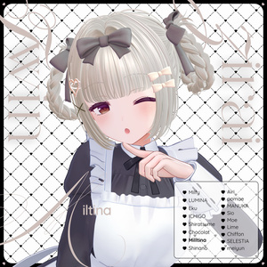 【VRChat】zirai_twin_hair 缩略图 8