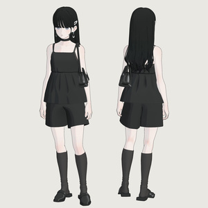 [Grus/Lapwing/Lowtus] cami bustier + half pants 缩略图 2