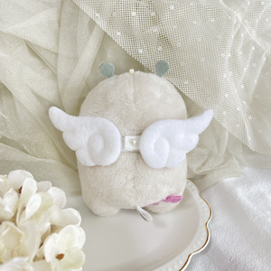 紫キラファー】にじぱぺっと ぬい帽子 ぬい服 ネコ耳 ニット帽