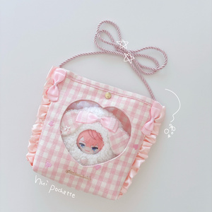 赤］にじぱぺっと ぬい服 ぬい帽子 ネコ耳 ヘッドドレス 10cm