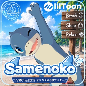 オリジナル3Dモデル【さめのこ】