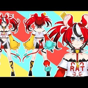 Hakos Baelz 3d Model ハコス・ベルツ  3D Characters 3D Characters VRChat Original  