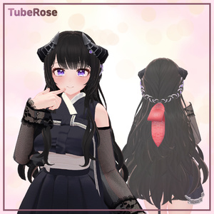 Half-tied wavy hair 缩略图 6
