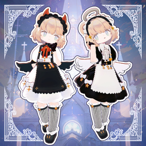 ７アバター対応イノセントデビルメイド Innocent Devil Maid Costume 缩略图 2