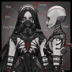 オリジナル3Dモデル〈Qxetla〉- for VRChat 缩略图 3