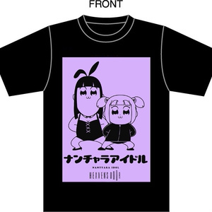 【ランダム缶バッジ付き】HEAVEN`S DOOR救済支援コラボTシャツ【なんちゃらアイドル】