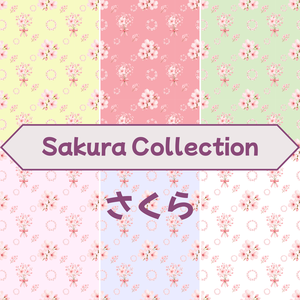 🌸 Sakura Collection（６色背景）