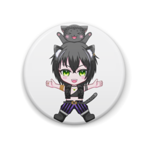 Vtuber零園寺ソラ缶バッジ A（アイコンソラver.）
