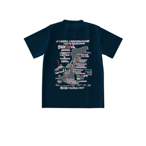 背面のみ！能登石川ツーリングビッグシルエットTシャツ