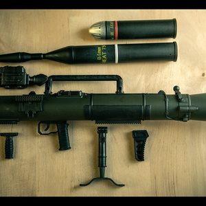 レジン製ドール用1/3 カールグスタフM4 84mm無反動砲モデル