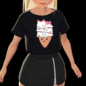 Cropped T-Shirts | Free [VROID] 缩略图 2