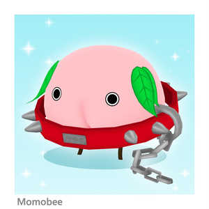 【Moblie対応】モモビー Momobee / オリジナル3Dモデル