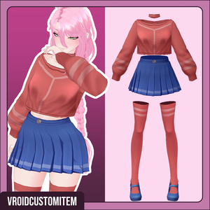 Mita | MiSide Outfit for VRoid