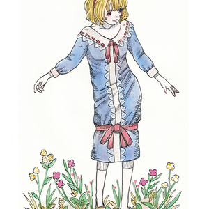 20's Flapper style fashion Artbook