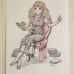 【原画】魔理沙・レミリア・影狼