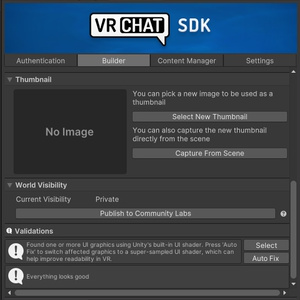 Free] Editor extension to make AutoFIX to apply VRChat's SuperSampledUI work properly.
