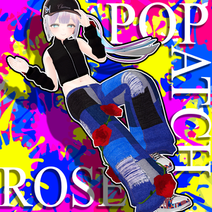 【12アバター対応】PopPatchRose　VRCアバター用衣装  【MA対応】