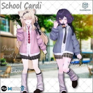 【男女30+アバター対応】SchoolCardi ラフな制服コーデ 缩略图 11