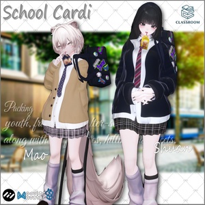 【男女30+アバター対応】SchoolCardi ラフな制服コーデ 缩略图 8