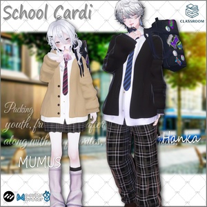 【男女30+アバター対応】SchoolCardi ラフな制服コーデ 缩略图 6