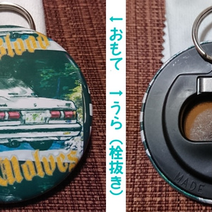 【ざ】マークII 「缶バッジ」＋「丸形栓抜き」セット