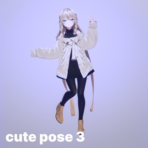 Meduicity Pose  v2, Cute Pose  v1 缩略图 5