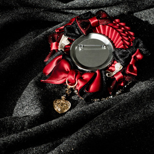 【受付中】ロゼット ハンドメイド オーダー 痛バ 缶バッジ 缶バッジ用 痛ロゼット オーダー 受付中 - YUKO♡ハンドメイド