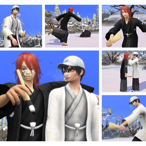 【sims4】羽つきセット【小物＆ポーズ】